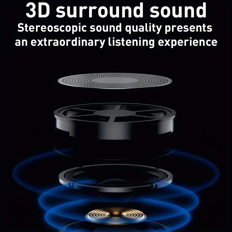 Bone Conduction Music Sleep Speaker with - Stereo Sound, Bone-Conducting Headphones for Bedside, - (No Adapter), Low-Power