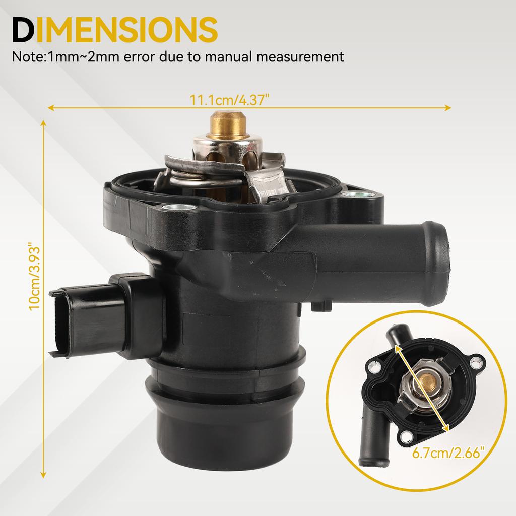 Thermostat Housing Assembly Engine Coolant Outlet fit for Chevy Cruze Vauxhall Opel Buick Encore 1.4L 55565336 55579010 55593034