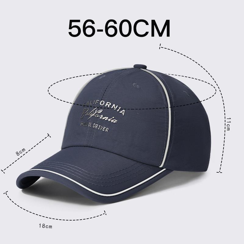 Summer Quick-Drying Cap Baseball Cap Women's Spring Thin Men's Running Fishing Sun Cap