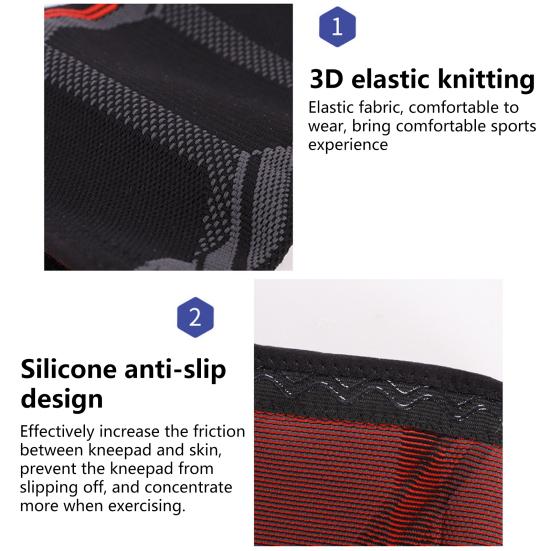 1 Stück Knieschoner Atmungsaktiv Bequem Breite Anwendung Ergonomisches Design Weicher Stoff Knieschutz
