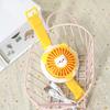 USB Charging Portable Cute Watch Fan 3 Speeds Watch Small Fan Capybara Electric Fan  Student