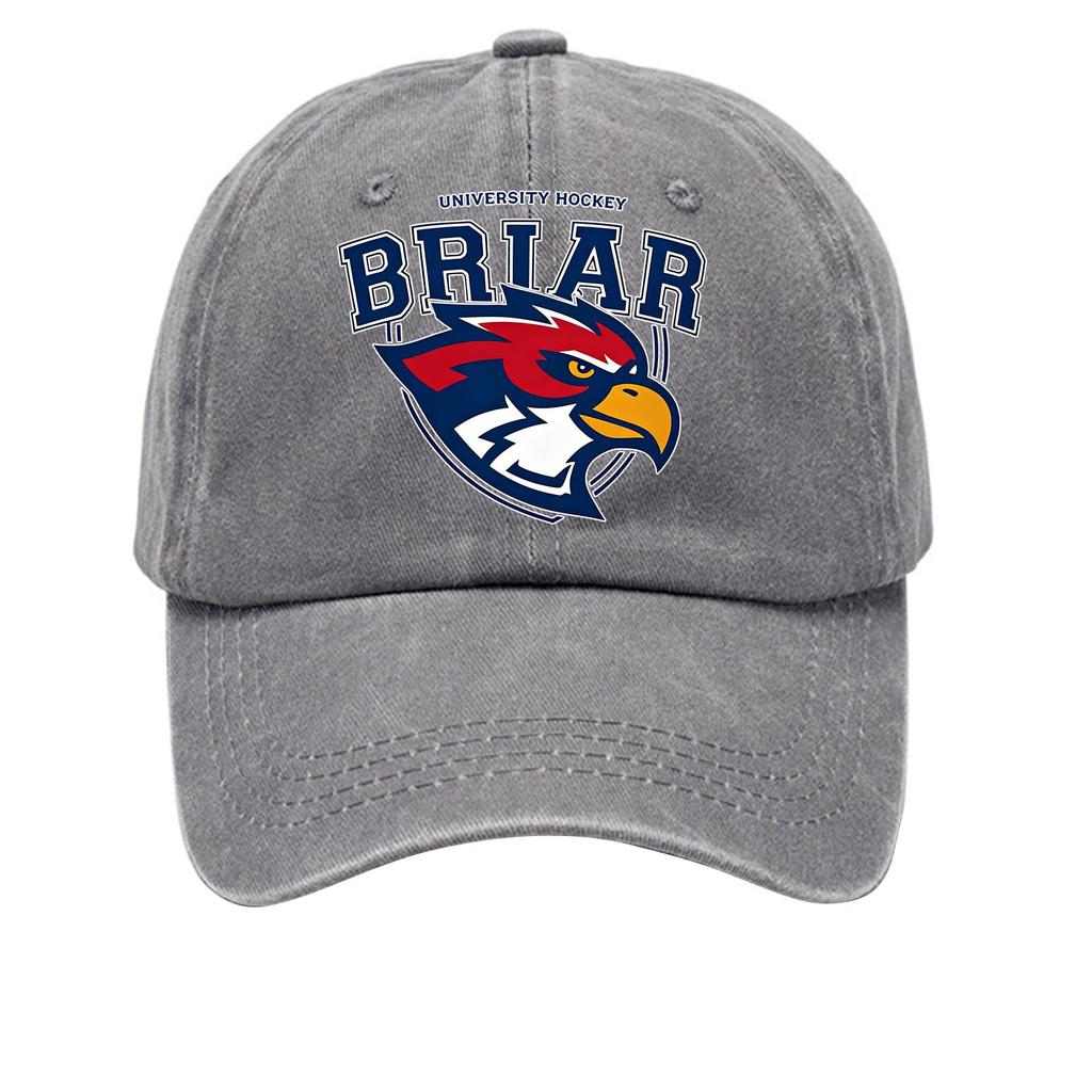 Washed Cotton Baseball Cap Soft Top Denim Hat Vintage Style Adjustable Strap Embroidered Logo Casual Outdoor Headwear