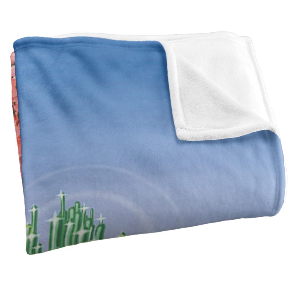 The Wizard Of Oz Emerald CIty Logo Blanket