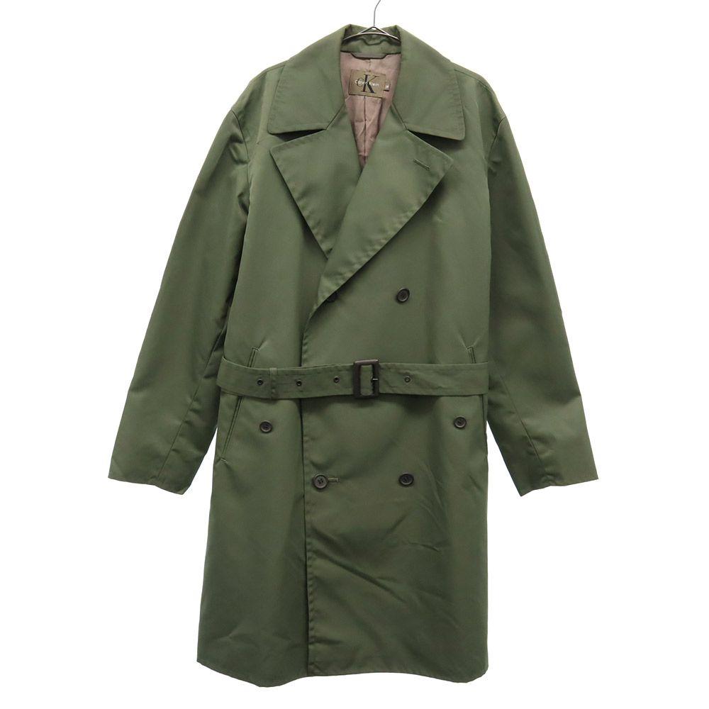 

Calvin Klein Тренч 36 зеленого цвета, сделано в Японии, мужской, б/у