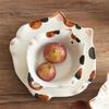 Cartoon Cat Ceramic Bowl Plate Western Food Salad Plate Dessert Noodle Soup Bowl Home Cuisine Fruit Cake Dish Cooking Tableware