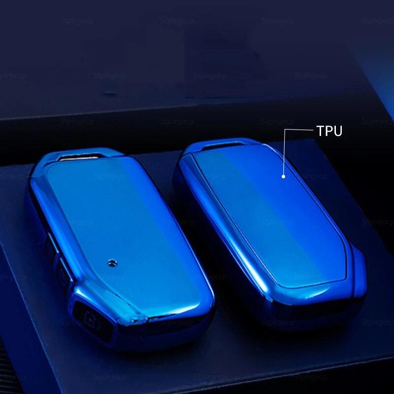 Acoperire completă TPU moale pentru chei de mașină pentru telecomandă pentru KIA Sportage R GT Stinger GT Sorento Cerato Forte2018 Suport pentru chei