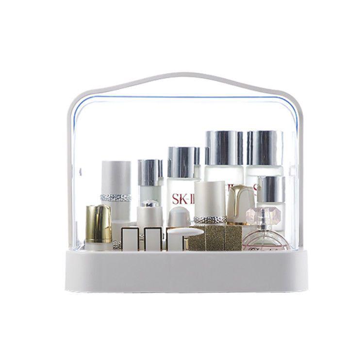 Популярный пыленепроницаемый органайзер для макияжа с ящиком - Настольная полка для туалетных принадлежностей и помад