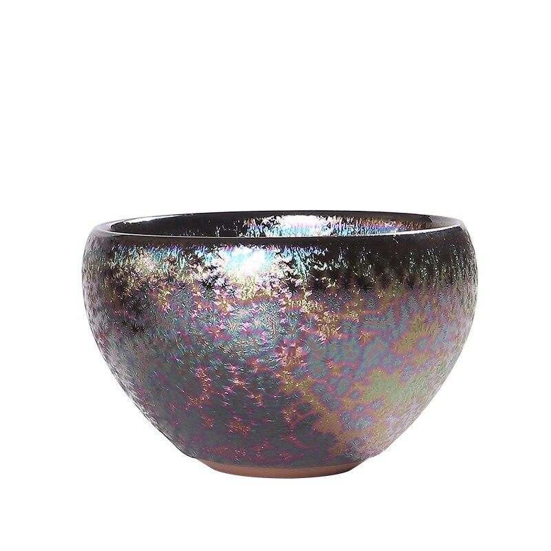 Vintage Handmade Ceramic Tea Cup Round Creative Tea Ceremony Chinese Kung Fu Tea Cup Teaware