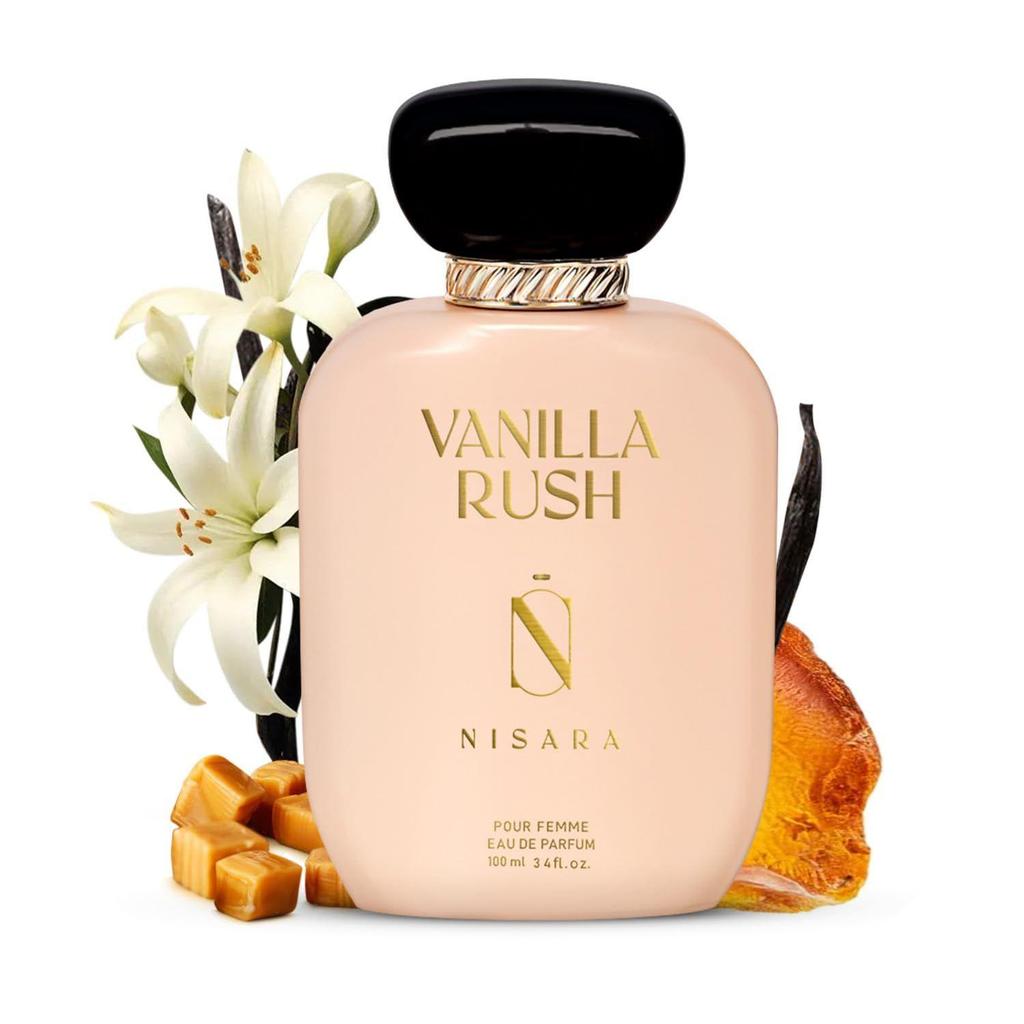Nisara Vanilla Rush Gourmet Perfume For Woman 100 Ml | Long Lasting Eau De Parfum