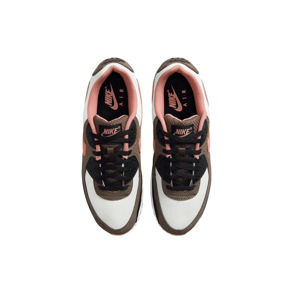 Nike Air Max 90 Ironstone Red Stardust Men Sneakers White Summit-White Black DM0029-105