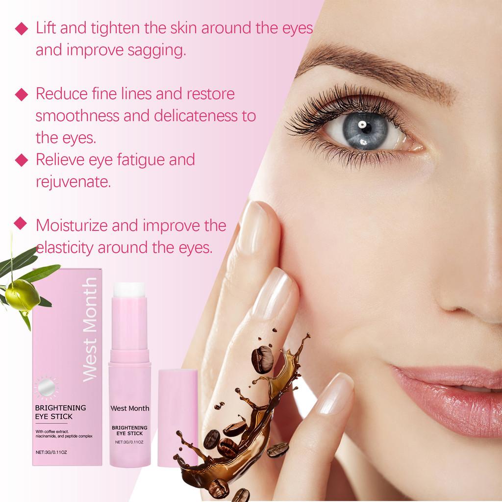 Creme Para Olhos Stick West Month Para Firmar Cuidado Suave Ao Redor dos Olhos 3g