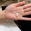 Zircon Fritillary Flower Pendant Bracelet Fashion Exquisite Bracelet Niche Temperament High-end Jewelry Women