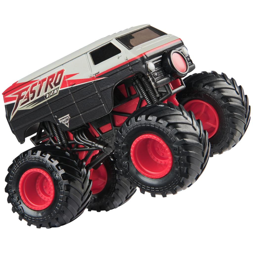 Monster Jam, Official Fastro Van Monster Truck, Die-Cast Vehicle, 1:64 Scale, Kids Toy for Boys 3+