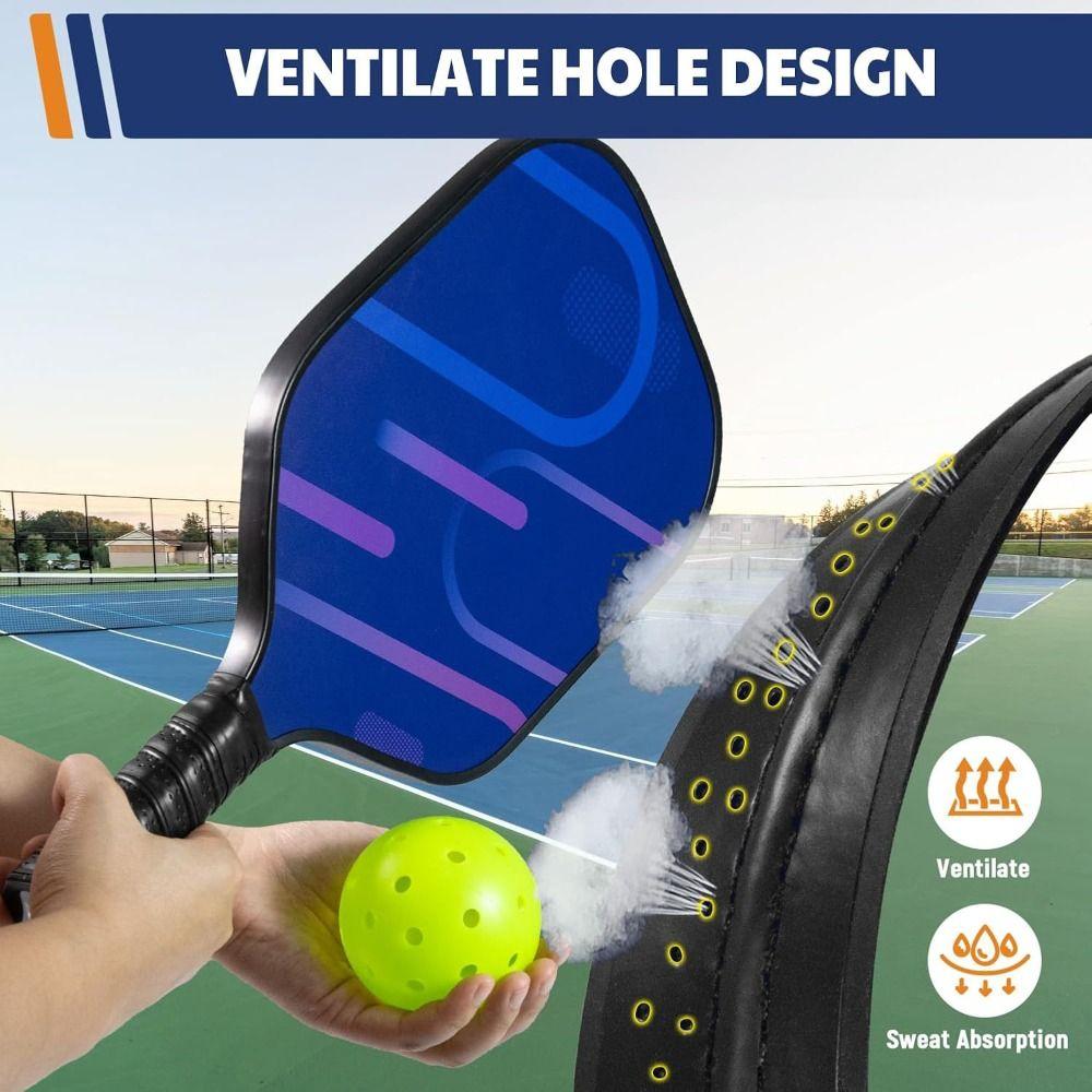 1 Pack Anti Slip Pickleball Overgrip Perforated Tennis Racket Grip Tape