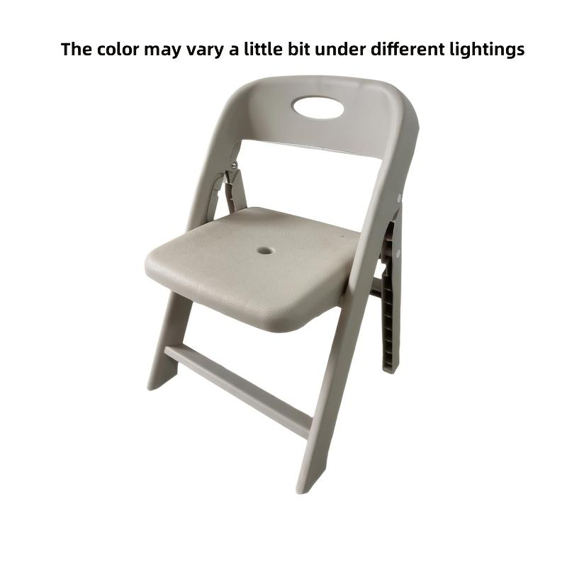 Klassischer Stil Kunststoff Aufbewahrungsbank mit Rückenlehne und Fach, Armloser Mehrzweck Heim Möbel Dekorativer Hocker, mit eingebauter Organisation,