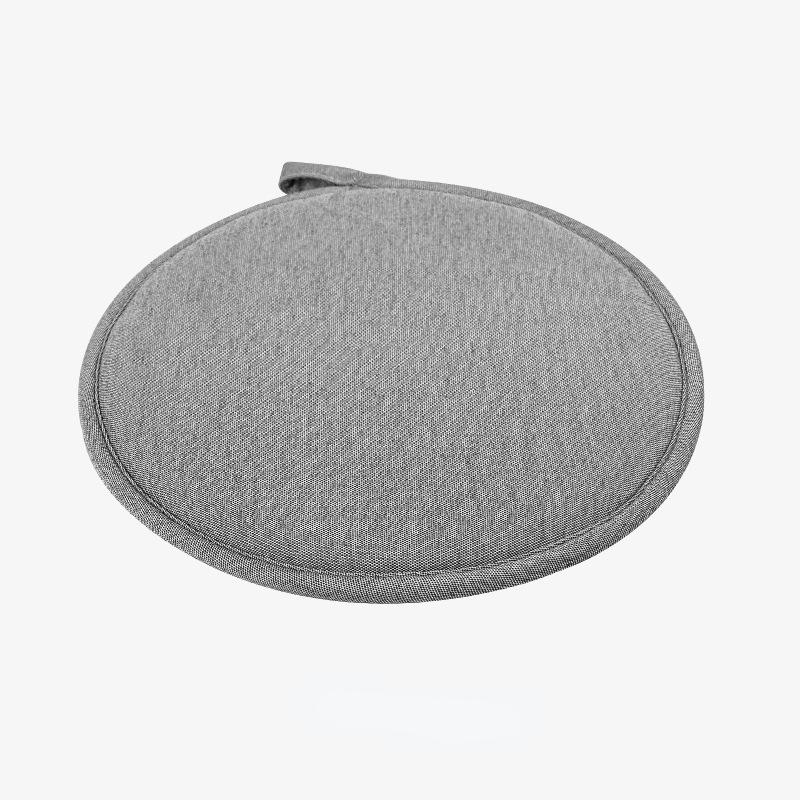 Круглая подушка Подушка для сиденья из пеноматериала с эффектом памяти Подушка для стула из губки Нескользящая круглая табуретка из красного дерева Круглая подушка для стула из цельного дерева 37x37cm серый 3779₽