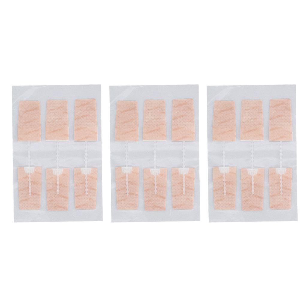 3 Pcs Wound Closure Strip Stitchless Self Adhesive Non Woven Fabric Emergency Laceration Closure