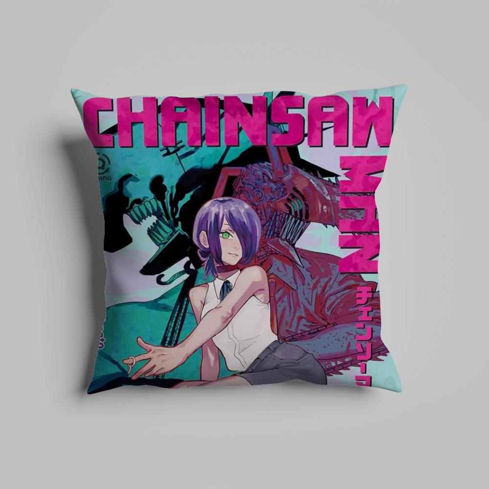 

Pillow Case luxurious home office, sofa decorative Multi sized car seat cushions, pillowcases C-Chainsaw man 12x12Inch