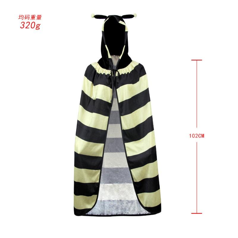 

Нейтральный плащ божьей коровки на Хэллоуин, маскарадный плащ животного божьей коровки для косплея average size