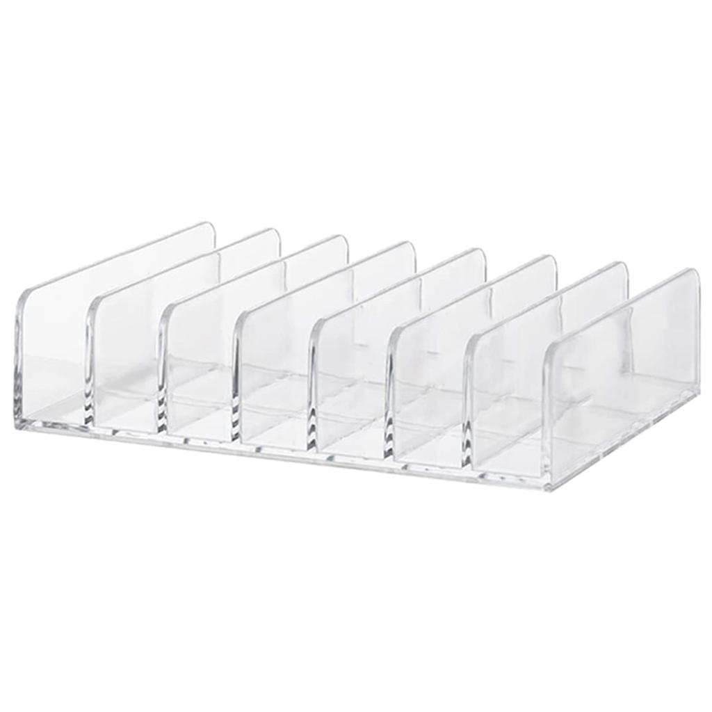Plastic Eyeshadow Palette Makeup Organizer 7 Cell Cosmetic Storage for Cosmetic Eyeshadow Bathroom Countertop Vanity