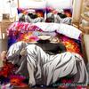 3D Printed Anime Tokyo Ghoul Bedding Set Duvet Cover Kaneki Ken Double Twin Full Queen King Adult Kids Bedclothes Quilt Cover