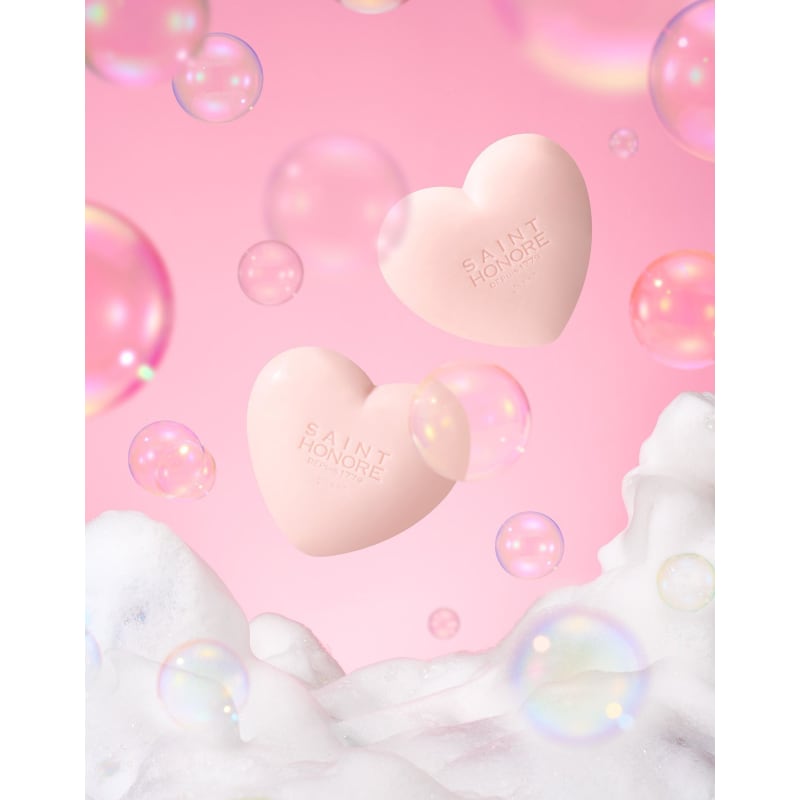 Lovely Heart Soap 3-piece Set
