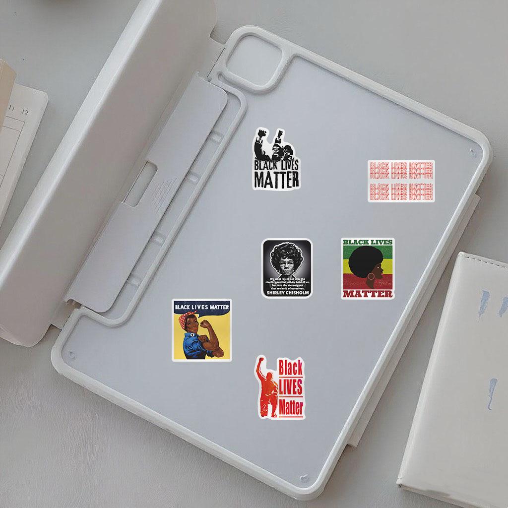 50 Black Lives Matter Themed Stickers for Scrapbooks and Notebooks