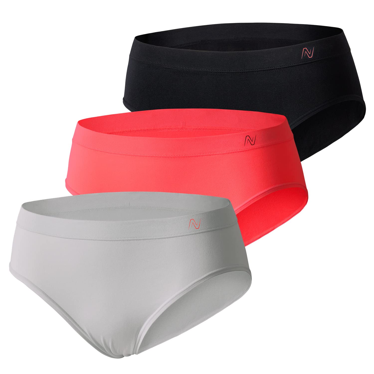 

Спортивный комплект New Balance Limited Edition Performance Seamless Hipster FRD, 3 шт. (LAU13098), Женский (Черный/Электрический