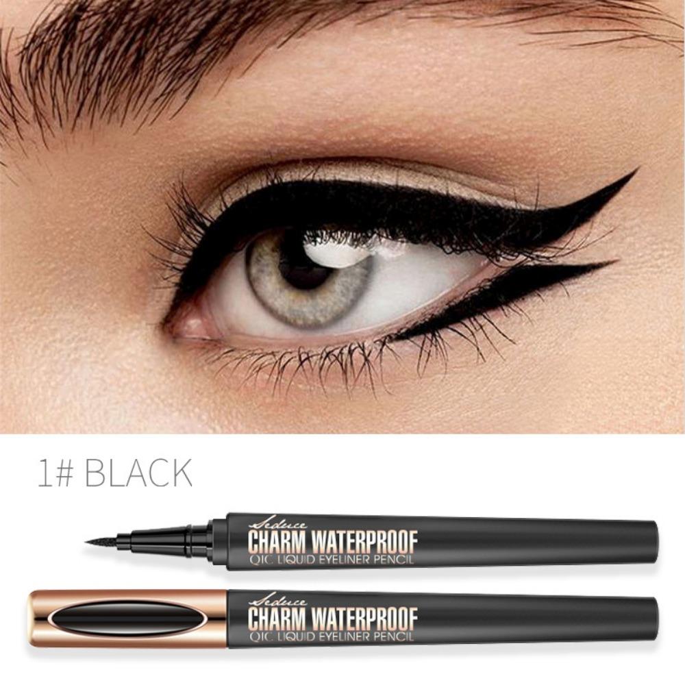 QIC Membrane Eyeliner, Waterproof Makeup, Not Smudge, Makeup, Makeup, Sponge Head Eyeliner, Makeup Pen Makeup
