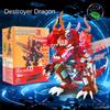 Building block Jurassic luminous dinosaur Tyrannosaurus rex Triceratops puzzle assembly children's toy gift