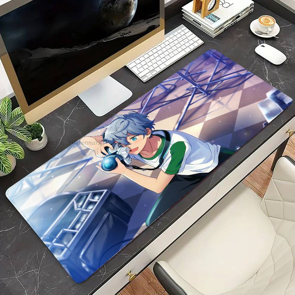 Sena I-Izumi Anime Mousepad Non-slip Suitable For Office Computers Laptops E-sports Game Desk Mats XXL Keyboard