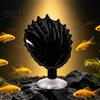 Colorful Aquarium Decor Betta Fish Hammock, Shell Resting Pad with Suction Cup, Aquatic Pet Supplies Bubble Nesting Habitat for Tank, Accessories Cup