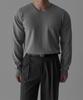 Baulopeulodeogteu Fine V-Neck Knit [Gray]