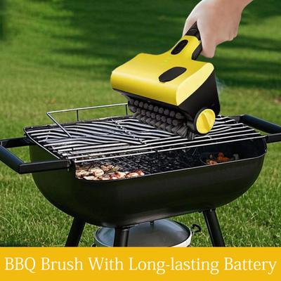 Elektrický kartáč na gril Bezdrátový BBQ kartáč Dobíjecí čistič grilu na grilování 360stupňový rotující čisticí kartáč pro efektivní čištění