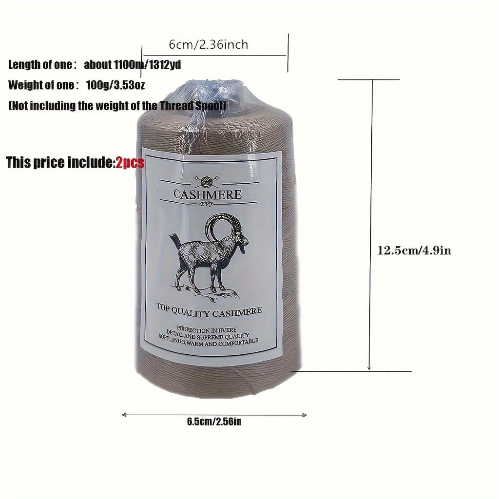 6pcs Worsted Weight Bundle (600g)  Luxury Cashmere Blend Yarn for Gloves Machine Washable Soft Wool Balls for Knitting Warm Mittens