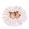 Double-Layer Heat Cap Chemotherapy Satin Nightcap Beauty Thermal Hat Band Adjustable Buckle