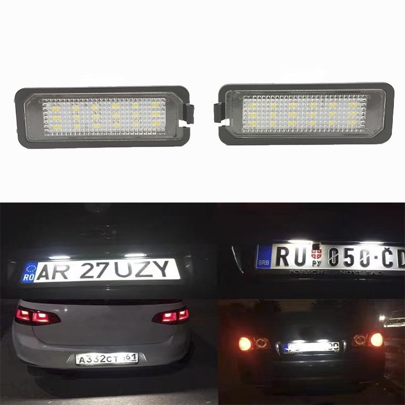 LED Taillight License Plate Light for Volkswagen Lamando, CC, Polo, Magotan - New Car Modification Replacement Parts