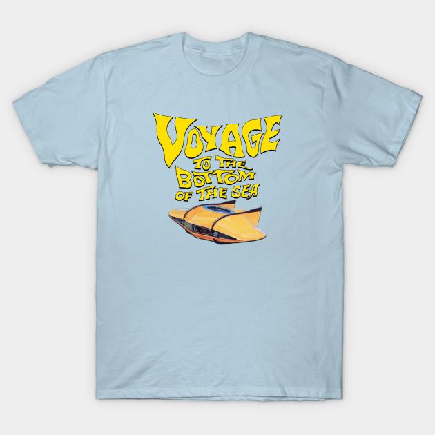 Men Black Print T-shirt Voyage To The Bottom Of The Sea No-Cut Transfer Paper Print Cotton Tshirt 2XL светло-синий