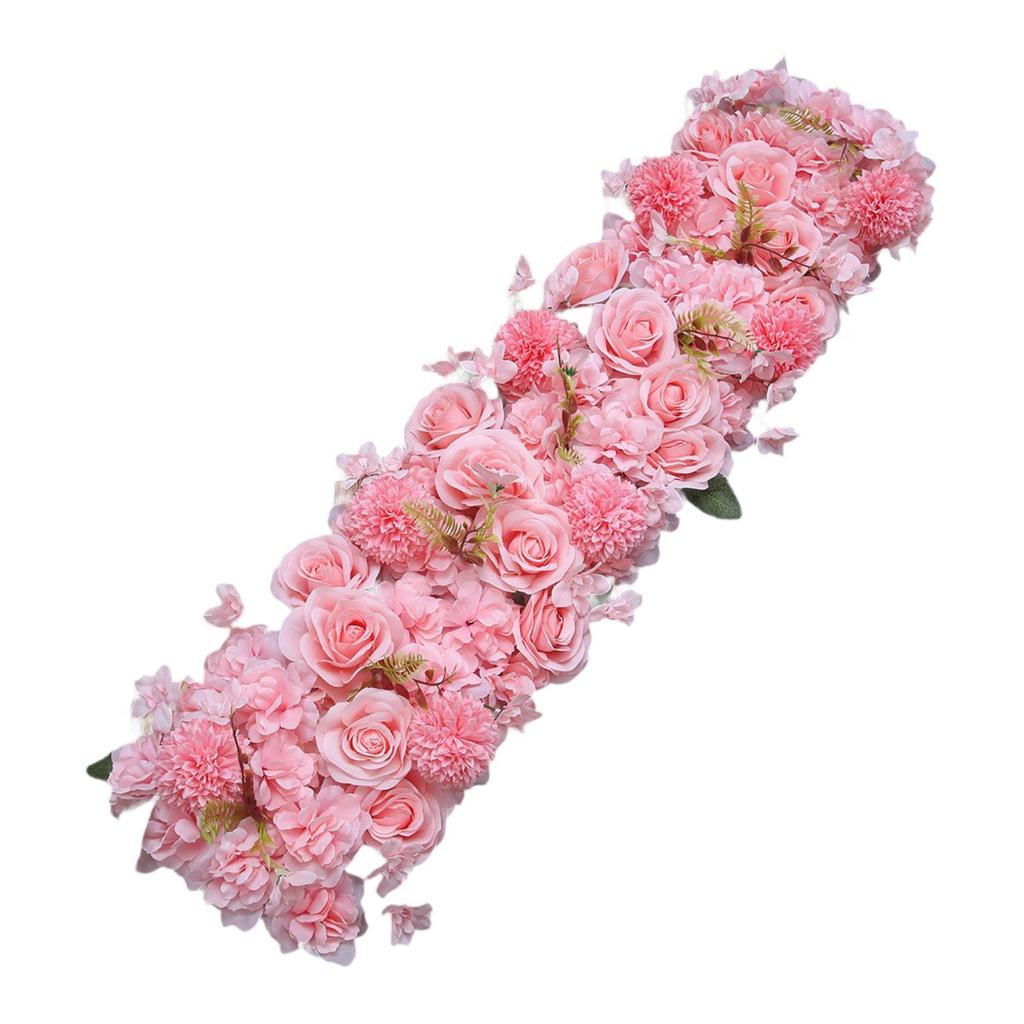 Artificial Flowers Flower Wall Panels Realistic Arch Door Flower Row for Wedding Craft Art DIY Photo Background Reception