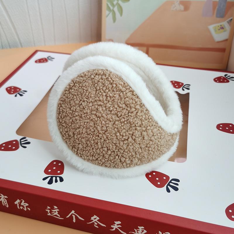 Korean Style Cute Women's Winter Earmuffs - Thick, Lined, Warm, Anti-Freeze Ear Protectors