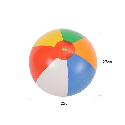 Colorful PVC Leakproof Watermelon Inflatable Football for Kids - Outdoor Interactive Toy