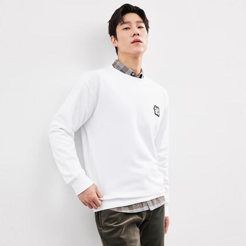 Seven Brand Men's Round Neck Wolf Print Long-Sleeve Tee