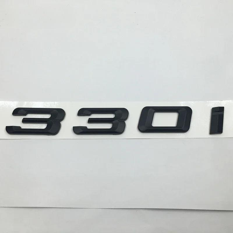 3D ABS Matt Black 320i 323i 325i 330i 335i Rear Boot Trunk Emblem lettering Badges Logo For BMW 3-series F30 F31 F34 E90 E46 AJ4