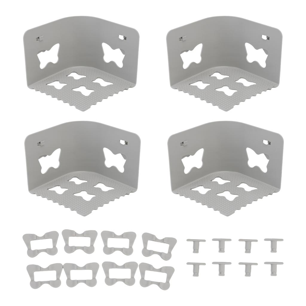 4pcs Bed Sheet Holders Invisible Butterfly Snaps Plastic Bed Sheet Clamps for Preventing Sheet Sliding Plastic Bed Sheet Clamps