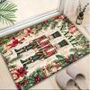 1PC Custom Name Christmas Nutcracker Guards Theme Floor Mat Ideal for Living Room, Game Rooms, Office, Bedroom,Floor Mat Playful Design
