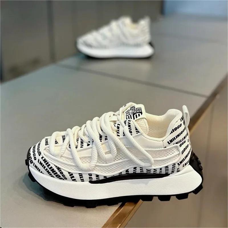 

Мужские кроссовки на толстой платформе, дизайнерская повседневная обувь, сетчатые дышащие кроссовки для бега для мужчин, удобные, с увеличенной высотой, вулканизированные туфли 43