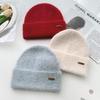 Solid Color Knitted Beanies Hat Winter Warm Women Wool Hat Multicolor Skullies Caps Soft Elastic Cap Sport Bonnet Gorro