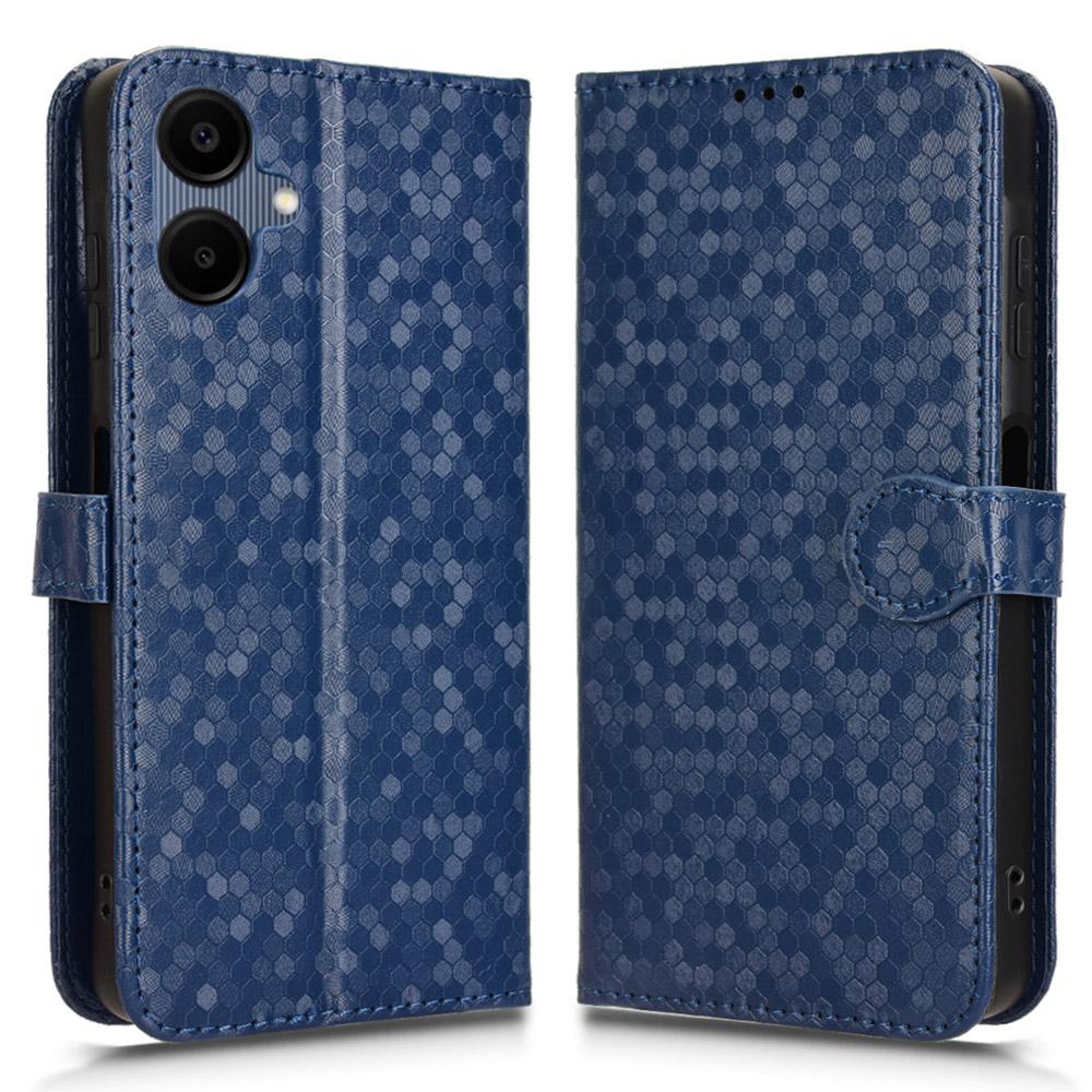 For Samsung Galaxy A06 4G Wallet Case Dot Pattern Imprint PU Leather Phone Cover
