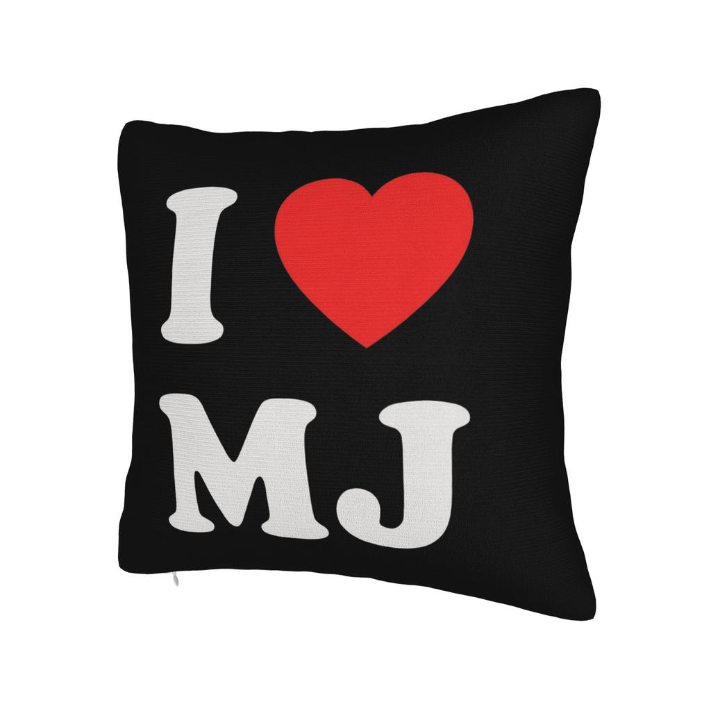 Mj Michael Jackson Kissenbezug Beidseitiger Druck Stoff Kissenhülle Dekorationen Wurfkissenbezug Hülle Sitzbezug 45X45cm