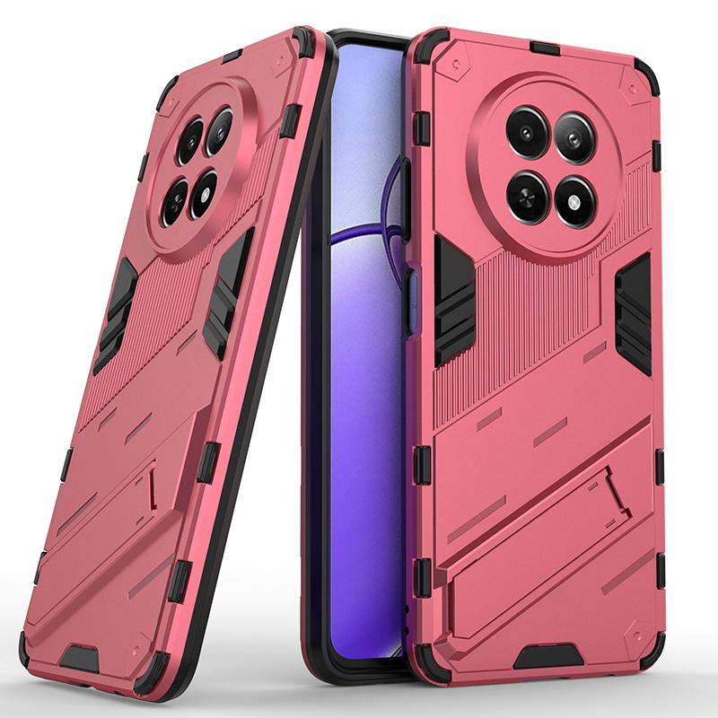 For Realme 12X 5G Cover Case For Realme 12X Coque Fundas Armor Shockproof KidStand Hard PC Protective Phone Bumper Realme 12X